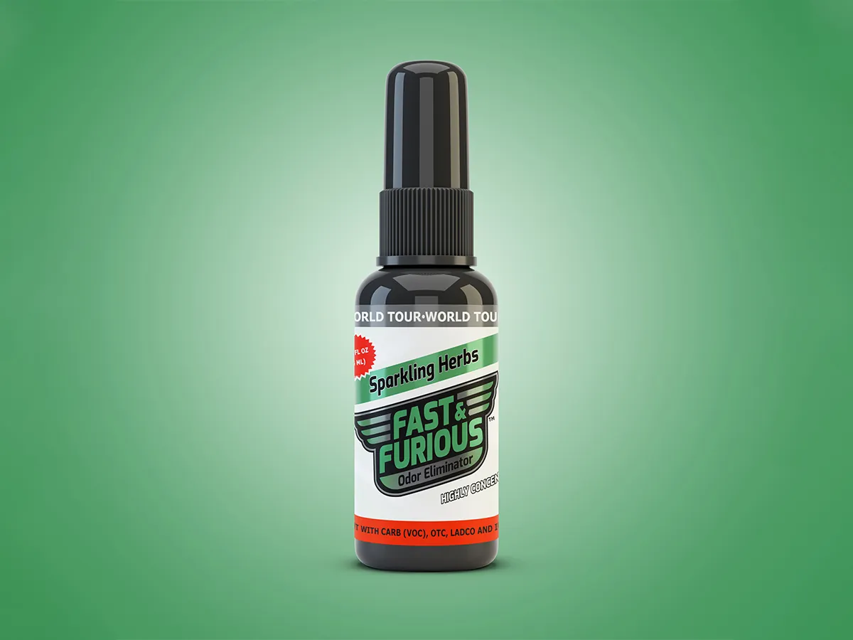 Fast & Furious Odor Eliminator — Photorealistic Automotive 3D Product Rendering & CGI Visualization by 3diz Studio