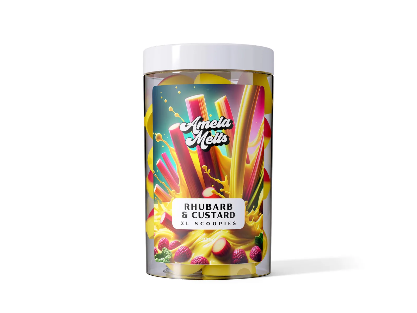 Amela Melts Wax Scoopies — Photorealistic Food & Beverage 3D Product Rendering & CGI Visualization by 3diz Studio