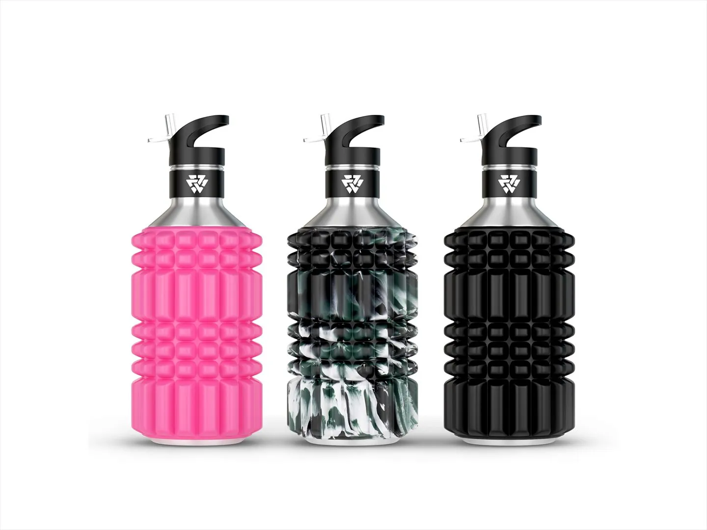 Textured Foam Roller Water Bottle — Photorealistic Kitchen & Appliances 3D Product Rendering & CGI Visualization by 3diz Studio